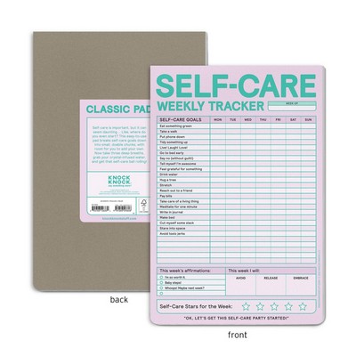 Self-Care Weekly Tracker Pad (Pastel Version) - 9781683493648