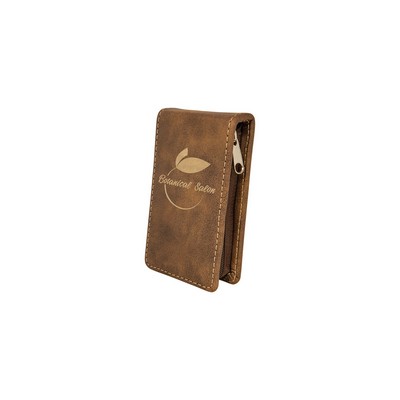 Rustic/Gold Leatherette Manicure Set