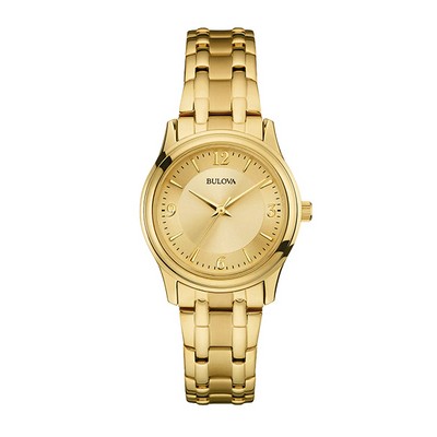 Bulova 97L152 TFX Pair Collection Ladies Watch - Gold