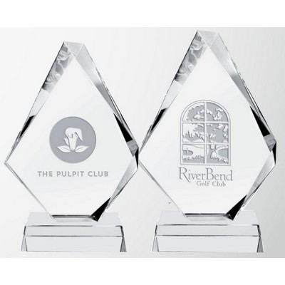 Diamond Teardrop Award 8"