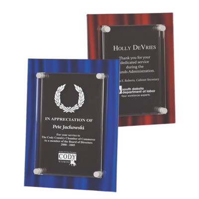 9" x 12" Velvet Acrylic Floating Plaque