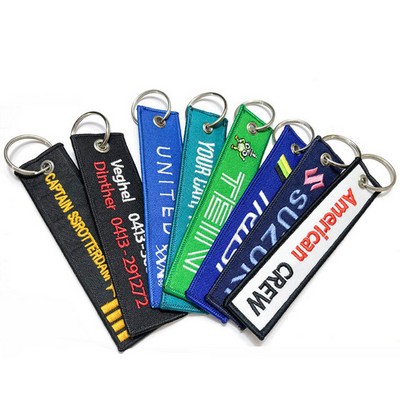 Embroidery Key Tag