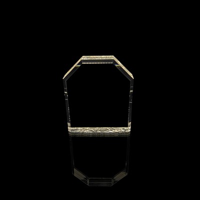 Small Beveled Clipped Corner Plaque