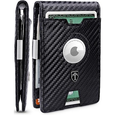 Slim Wallet with Money Clip RFID Blocking Bifold Credit Card Holder
