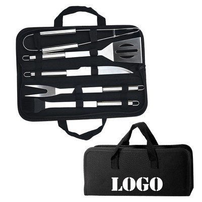 5-Piece Stainless Steel Bbq Set