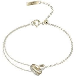 Olivia Burton® Classic Crystal Interlink Gold Plated Bracelet