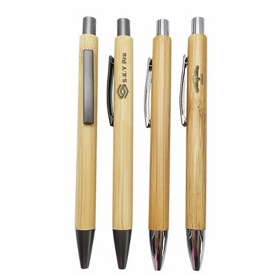 Eco-Friendly Sustainable Natural Bamboo Ballpoint Writing Pen