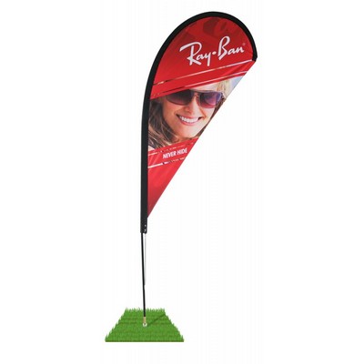 14' Tear Drop Wind Flag Only - Single Sided