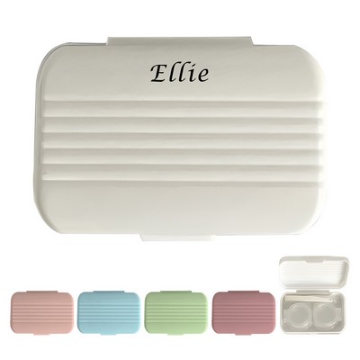 Vintage color contact lens case