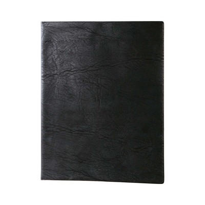 Black Vinyl Menu Cover (8.5" X 11")