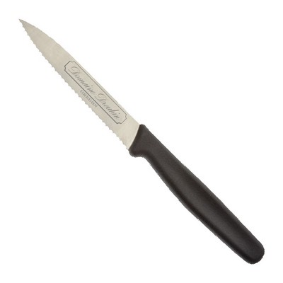 4" Pointed Tip Wavy Edge Bar Knife