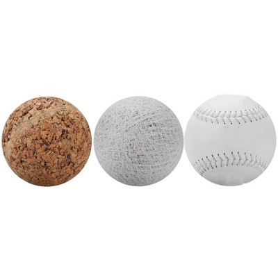 Regulation Leather Competition Softball With Solid Cork Core