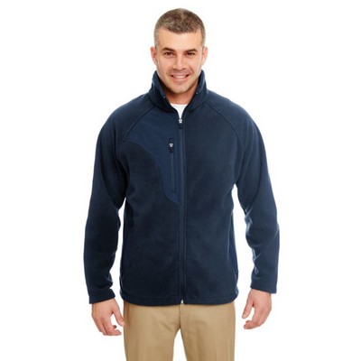 UltraClub Men's Microfleece Full-Zip Jacket