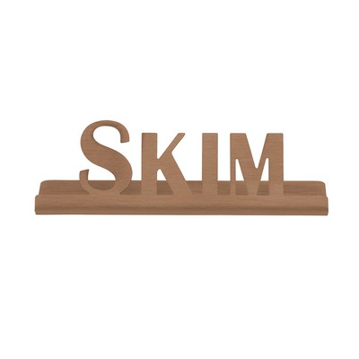 Laser Cut Rose Gold Table Sign (Skim)