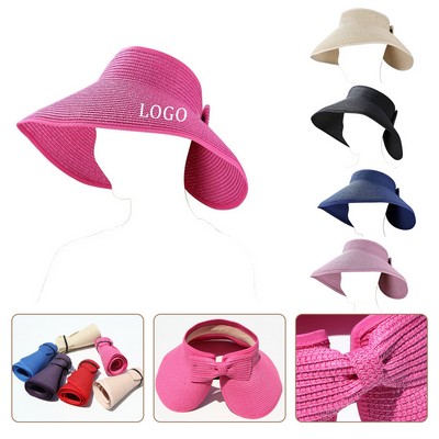 Straw Visor Sun Hat