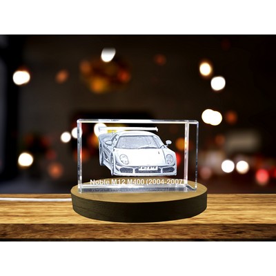 M12 M400 3D Engraved Crystal Trophy Award