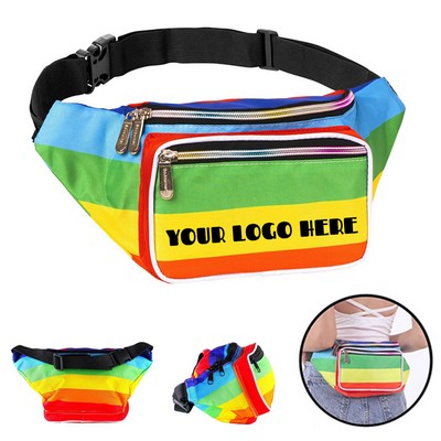 Rainbow Waterproof Fanny Pack