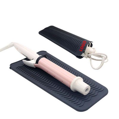 Heat Resistant Silicone Mat Pouch For Curling Irons
