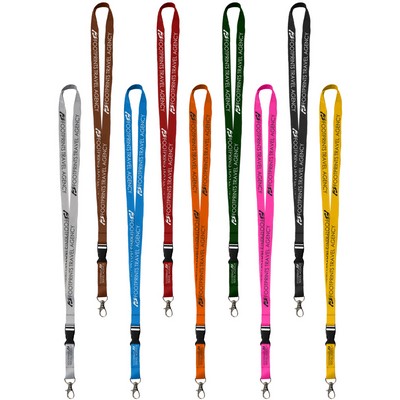 36" Dye Sublimation Lanyards with Buckle Release