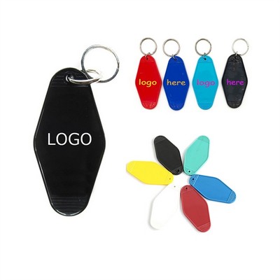 Vintage Plastic Hotel Keychain Tag