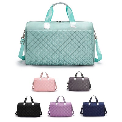 Quilted Travel Duffel Bag
