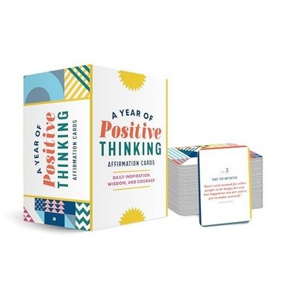 A Year of Positive Thinking Affirmation Cards (Daily Inspiration, Wisdom, a