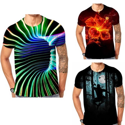 3D Printed Kids Round Neck T-Shirts