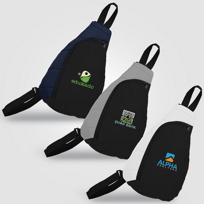 SportStyle rPET Nylon Sling Bag - Heat Transfer