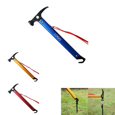 Lightweight Aluminum Multi-Functional Tent Stake Hammer