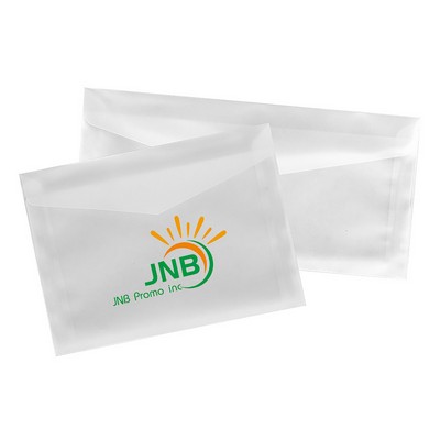 Durable Clear Plastic Envelopes Storing Documents Receipts