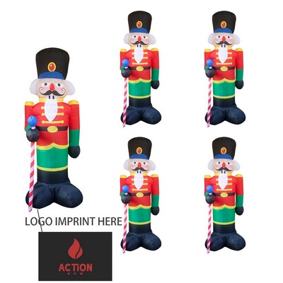 8' Inflatable Christmas Nutcracker