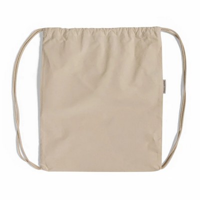 Organic Cotton Drawstring Backpack