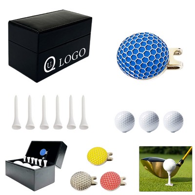 Leather Packaged Golf Balls Diameter 1.67"