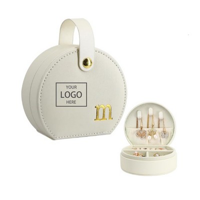 Half Circle Travel Jewelry Box