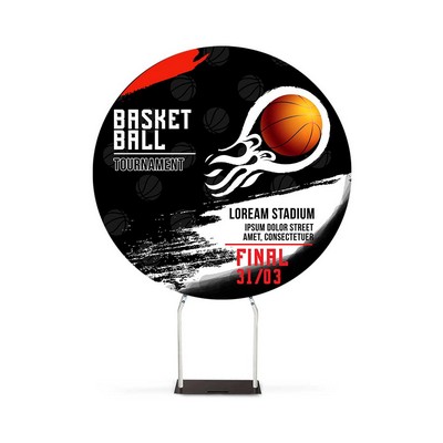 Round Shaped Backdrop Package (Diameter - 5ft)