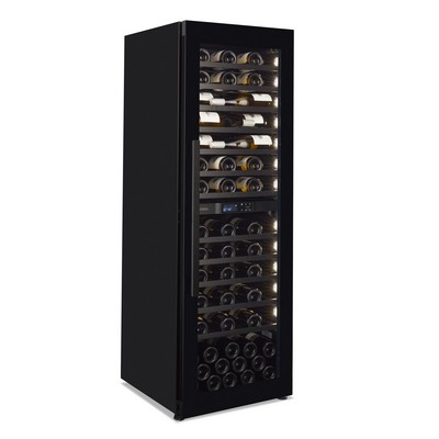 Wine Enthusiast Vinotheque Dual Zone Max Wine Cellar With Vinoview Shelving