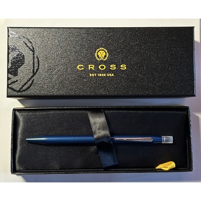 Cross Click Ballpoint Pen in Navy Blue