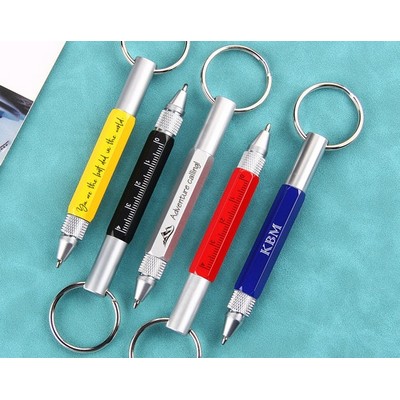 Multi Tool Screwdriver Ballpoint Pen Keychain