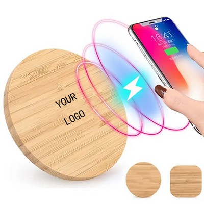 15W Bamboo Fast Charging Pad