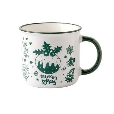 12 Oz. Printed Christmas Mug - Carrot