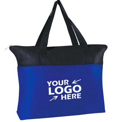Non-Woven Zippered Tote Bag