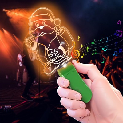 Christmas Theme Glow Stick Multi Colors Light Glow Stick Handheld Glow Sign Glow Wand