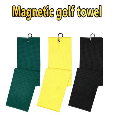 Microfiber golf towel W/Hook 15.7"*23.6"