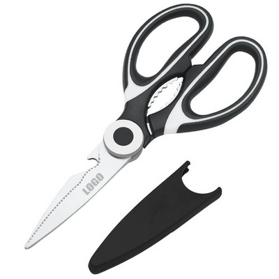 Scissors w/Bottle Opener Blade Cover