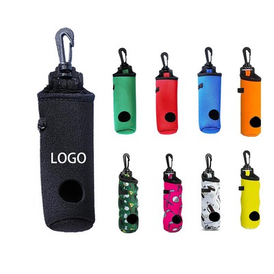 Golf Tee Portable Neoprene Holders Pouch