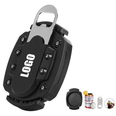 Versatile 2-in-1 Can and Bottle Opener with Smooth Edge Design