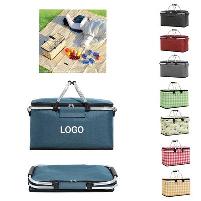 Foldable Insulated Picnic Basket