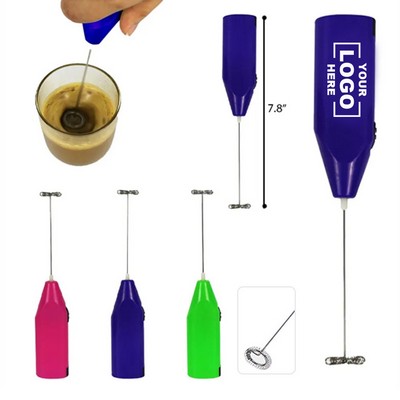 Electric Handheld Coffee Brown Frother