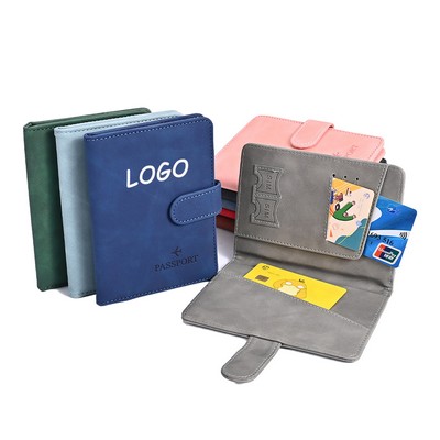 PU Anti-Degaussing Passport Holder