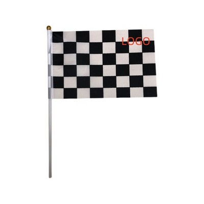 Checkered Stick Flag